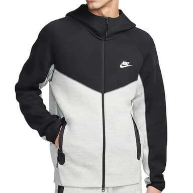 Толстовка чоловіча Nike M NK TCH FLC FZ WR HOODIE сіра FB7921-064