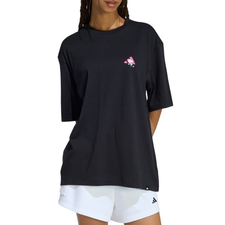 Футболка жіноча Adidas SOFT SIDE OS T чорна KA5093