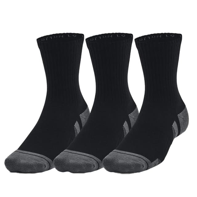 Носки  Under Armour UA Performance Cotton 3p Mid черные 1379530-001