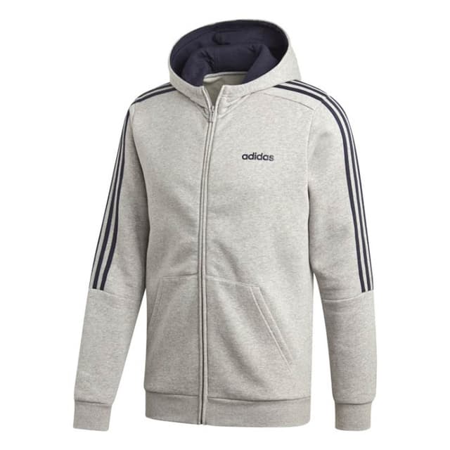 Толстовка чоловіча Adidas 3-Stripes сіра EI9000 
