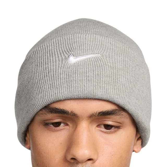 Шапка  Nike U NK PEAK BEANIE TC SWSH F24 L серая HF0187-063