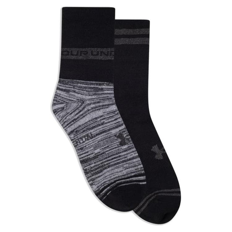 Шкарпетки Under Armour Ua Essential Hi Lo 2Pk чорні 1365746-001
