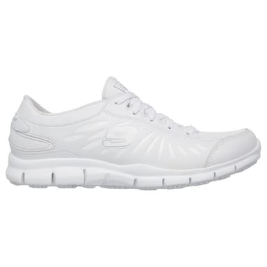 Кроссовки женские Skechers Work Relaxed Fit белые 76564-WHT