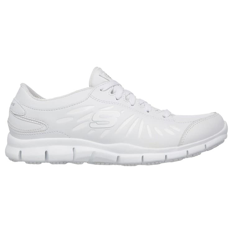 Кросівки жіночі Skechers Work Relaxed Fit білі 76564-WHT 