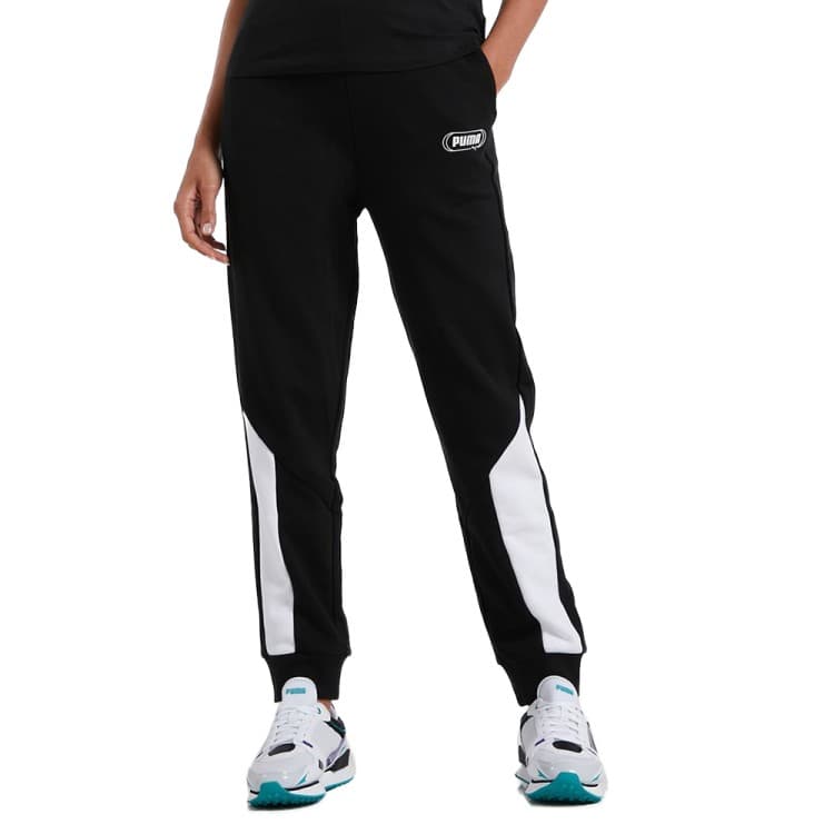 Брюки женские Puma Rebel High Waist Pants черные 58582501