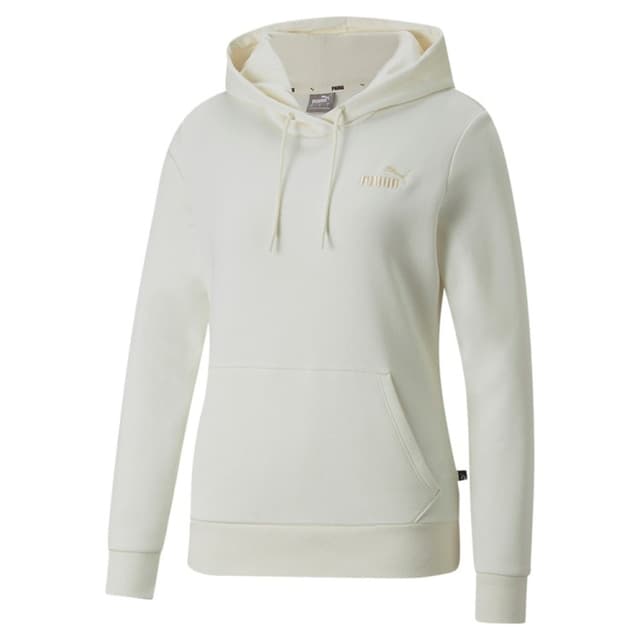 Толстовка женская Puma ESS+ Embroidery Hoodie бежевая 67000499