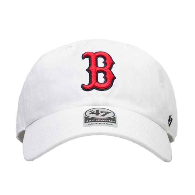 Бейсболка 47 Brand Clean Up Red Sox біла B-RGW02GWS-WH