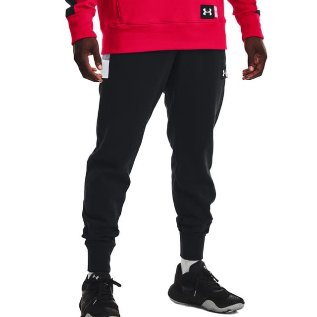 Чоловічі штани Under Armour Ua Baseline Fleece Jogger чорні 1366527-001