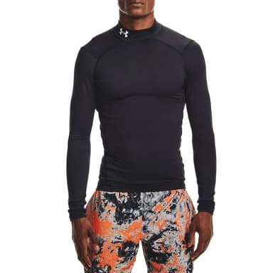 Футболка чоловіча Under Armour Ua Cg Armour Comp Mock чорні 1366072-001