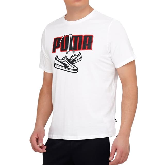Футболка мужская Puma Sneaker Inspired Tee белая 58776702