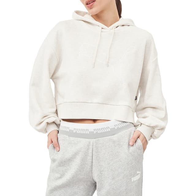 Толстовка жіноча Puma Her Hoodie сіра 58596702