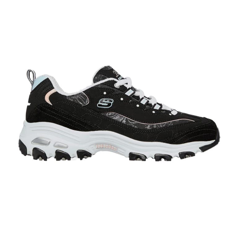 Кроссовки женские Skechers D'Lites - Sparkling Rain черные 149060 BKLB