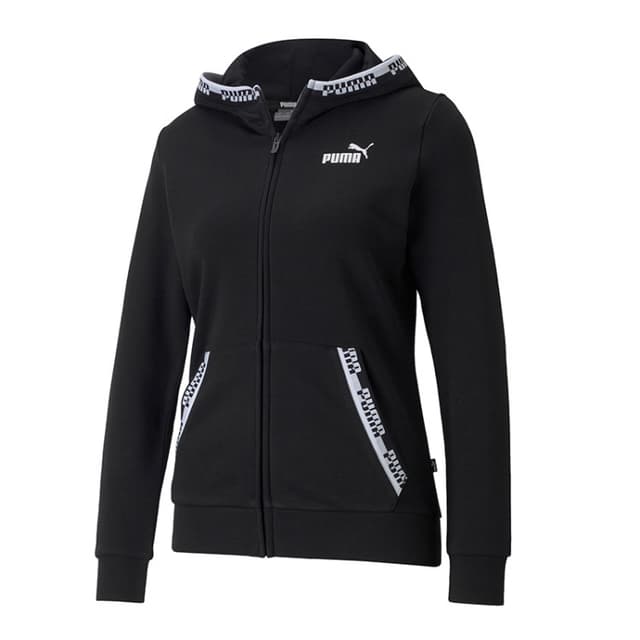 Толстовка жіноча Puma Amplified Full-Zip Hoodie чорна 58591101 