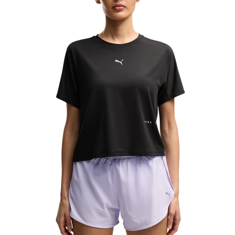 Футболка жіноча Puma W Run BRIGHTSTRIDE Cloudspun Tee чорна 52898801