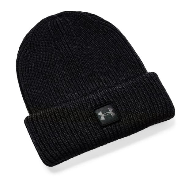 Шапка Under Armour UA Halftime Ribbed чорна 1373092-001