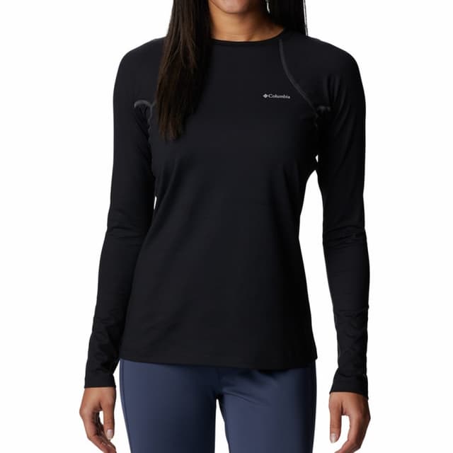 Термобілизна жіноча Columbia Heavyweight Stretch Long Sleeve Top чорна 1638991-011
