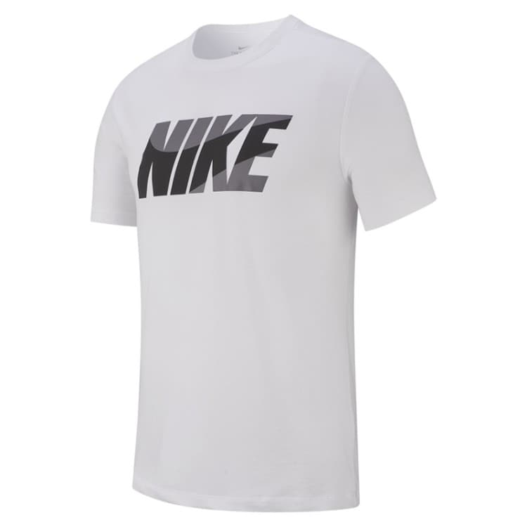 Футболка мужская Nike Dry Tee Dfc Nike Block белая AR6027-100