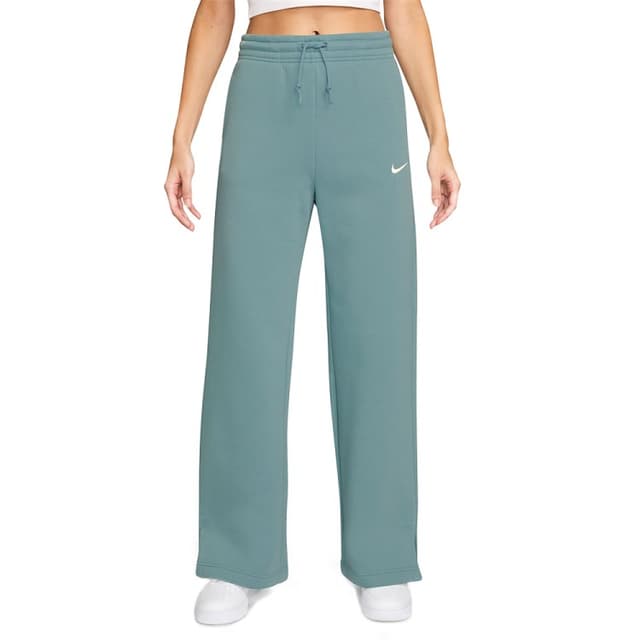 Штани жіночі Nike W NSW PHNX FLC HR PANT WIDE 2 бірюзові IH1011-017