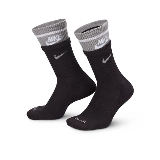 Носки Nike U NK ED PLS CSH CRW 1PR 144 DN черные FN3148-001