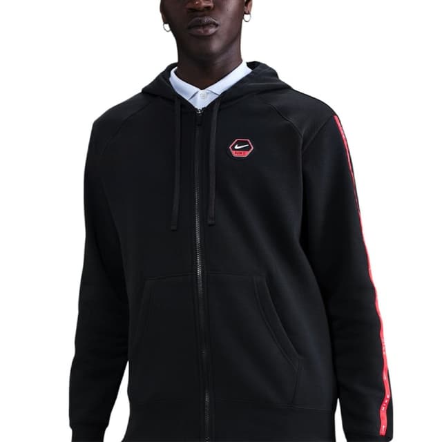 Толстовка чоловіча Nike M NSW CS HOODY FLC BB чорна IH4285-010
