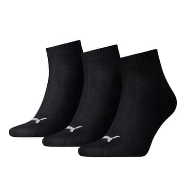 Носки Puma Unisex Quarter Plain черные 90697832