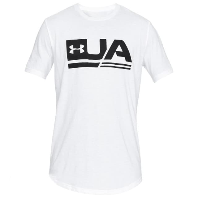 Футболка мужская Under Armour SPORTSTYLE SS DROP HEM белая 1329617-100