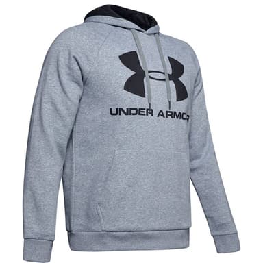 Толстовка мужская Under Armour RIVAL FLEECE LOGO серая 1345628-035