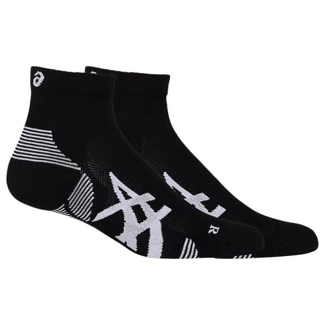 Носки Asics 2PPK CUSHION RUN QUARTER SOCK черные 3013A800-002