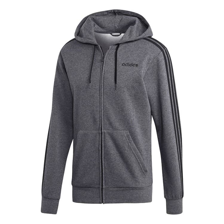 Толстовка чоловіча Adidas E 3S Fz Fl сіра DX2528 