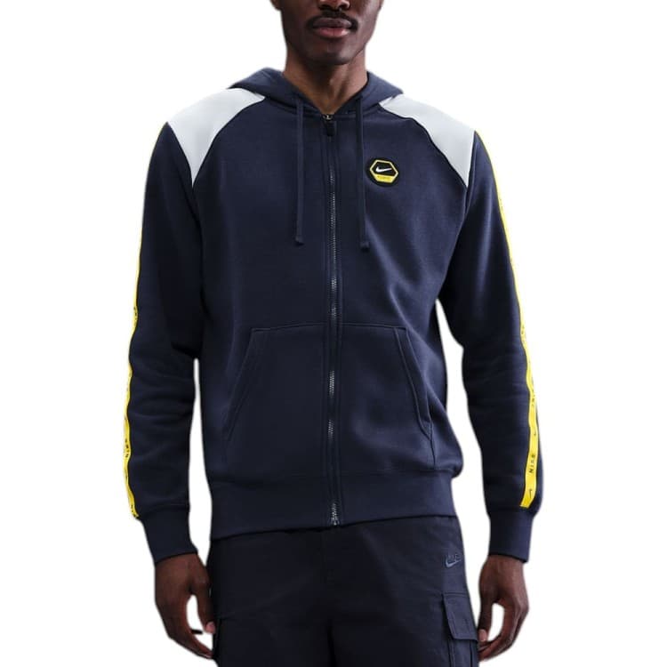 Толстовка чоловіча Nike M NSW CS HOODY FLC BB темно-синя IH4285-410