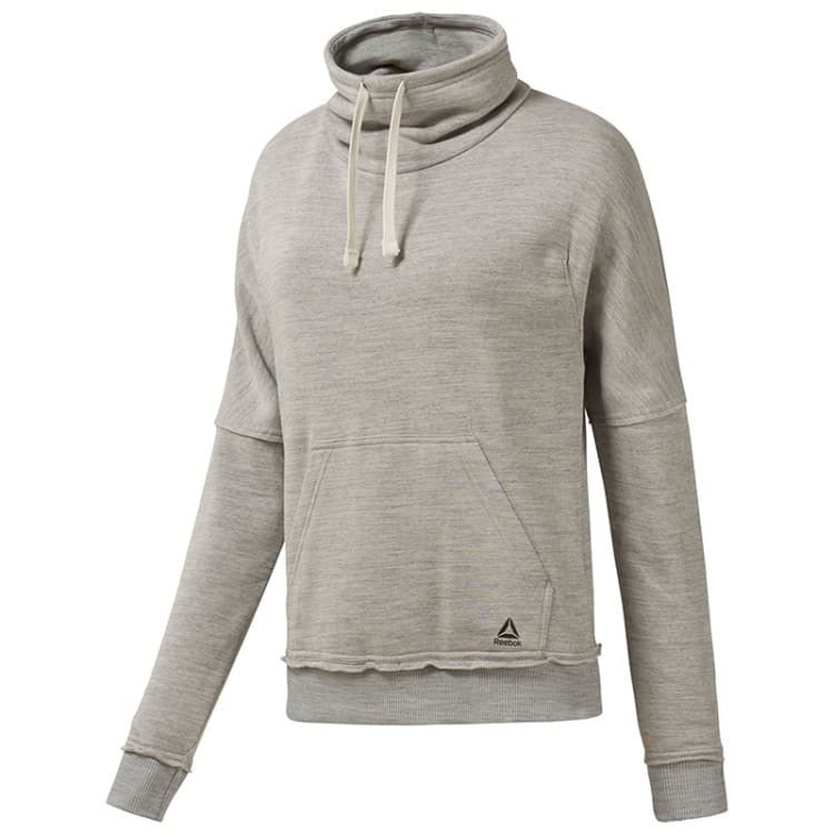Толстовка женская Reebok TE Marble серая D95544