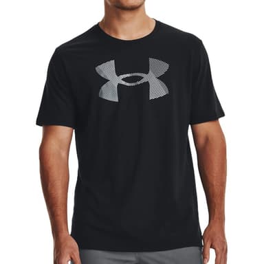 Футболка чоловіча Under Armour UA BIG LOGO FILL SS чорна 1379451-001
