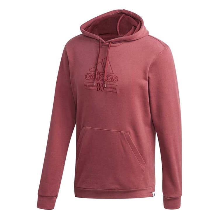 Толстовка мужская Adidas Brilliant Basics красная GD3832