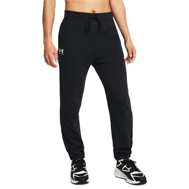 Брюки женские Under Armour UA Rival Terry Jogger черные 1382735-001