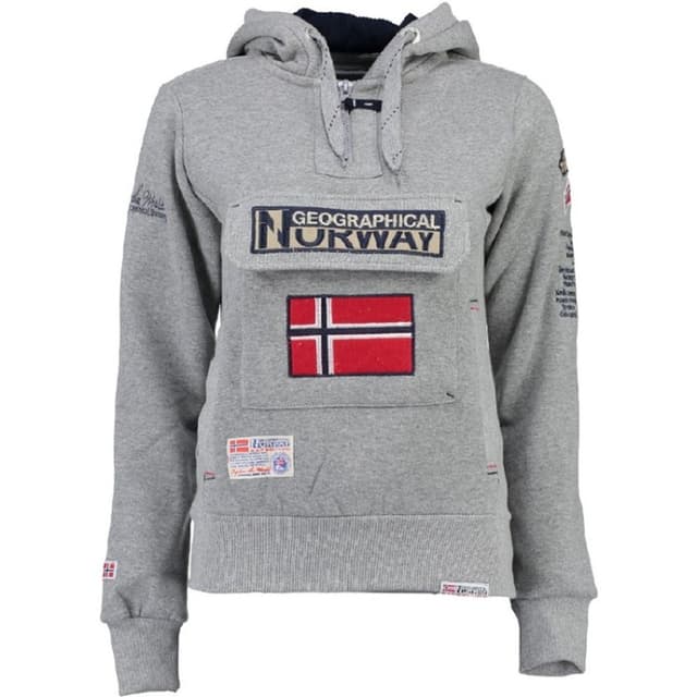 Толстовка жіноча Geographical Norway  сіра  SR638F-011