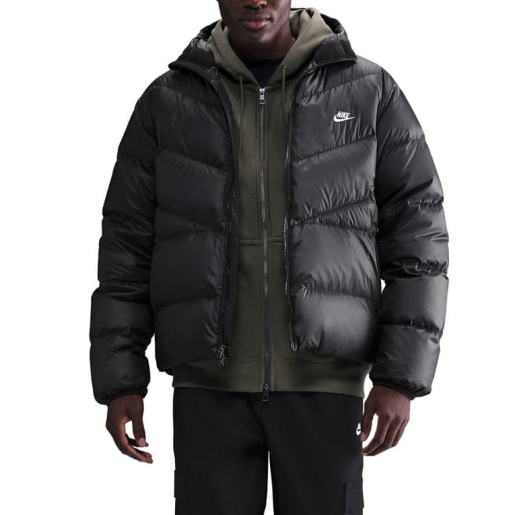 Куртка мужская Nike M NK WINDRUNNER STMNT DWN JKT черная HQ7790-011