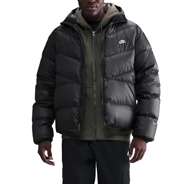 Куртка мужская Nike M NK WINDRUNNER STMNT DWN JKT черная HQ7790-011