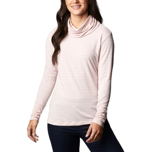 Толстовка жіноча Columbia  Essential Elements™ Striped LS Shirt рожева 1907131-618