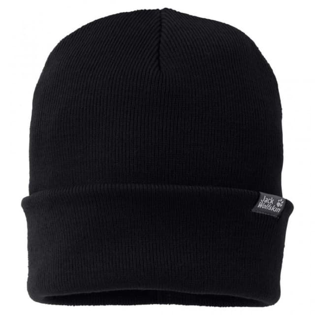 Шапка унісекс Jack Wolfskin RIB HAT чорна 1903891-6000