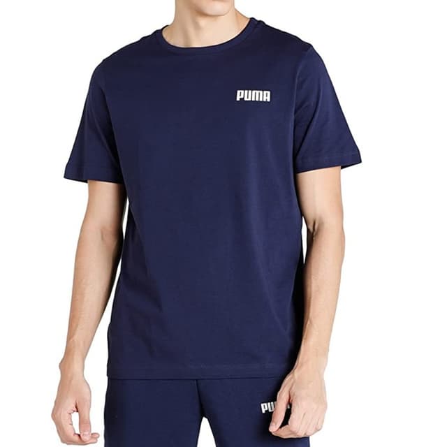 Футболка мужская Puma ESS Small PUMA Tee M синяя 84722505