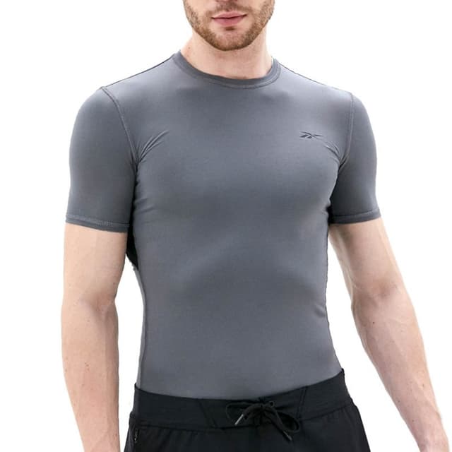 Футболка мужская Reebok Wor Ss Comp серая FP9119