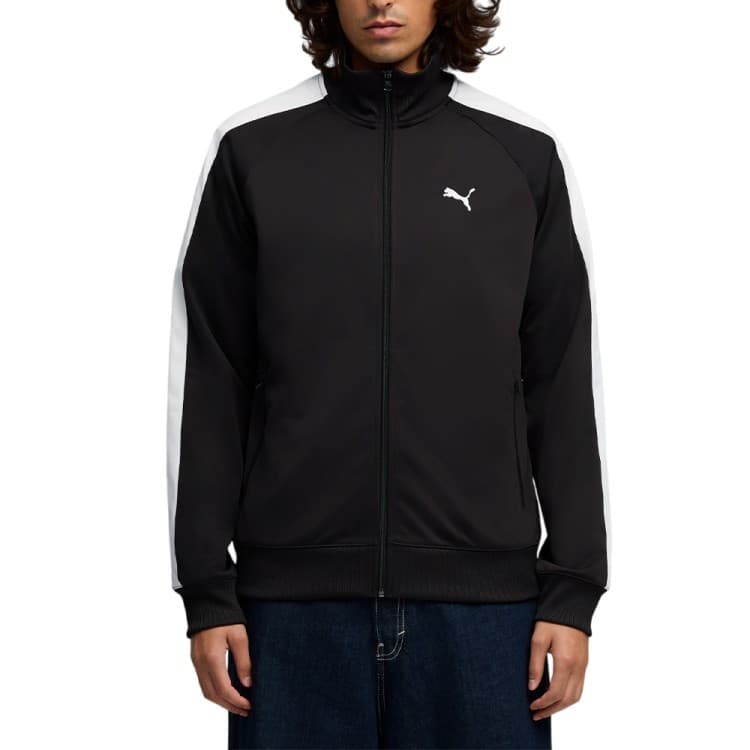 Толстовка чоловіча Puma ESS T7 Poly Track Jacket чорна 69246201