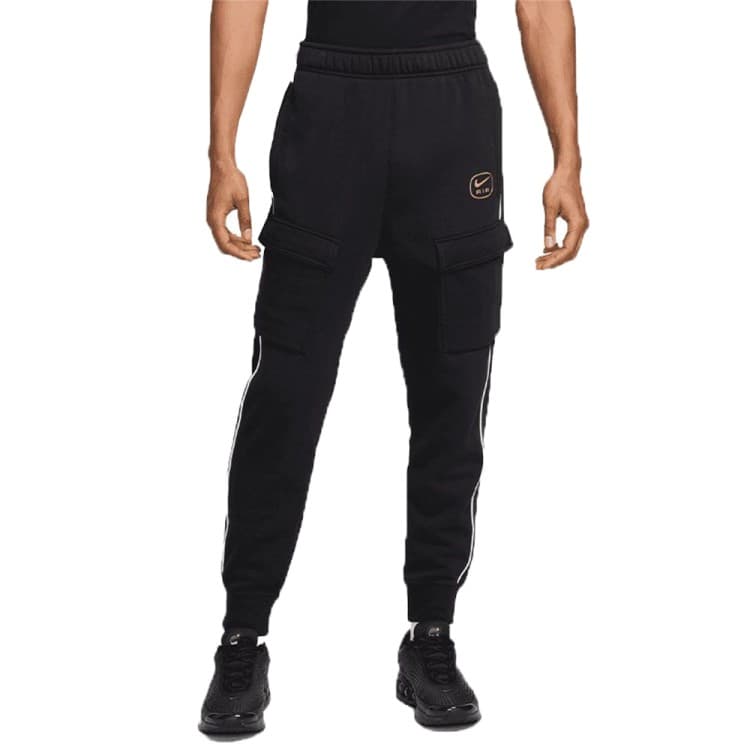 Брюки мужские Nike M NSW SW AIR CARGO PANT FLC BB черные HM0180-010