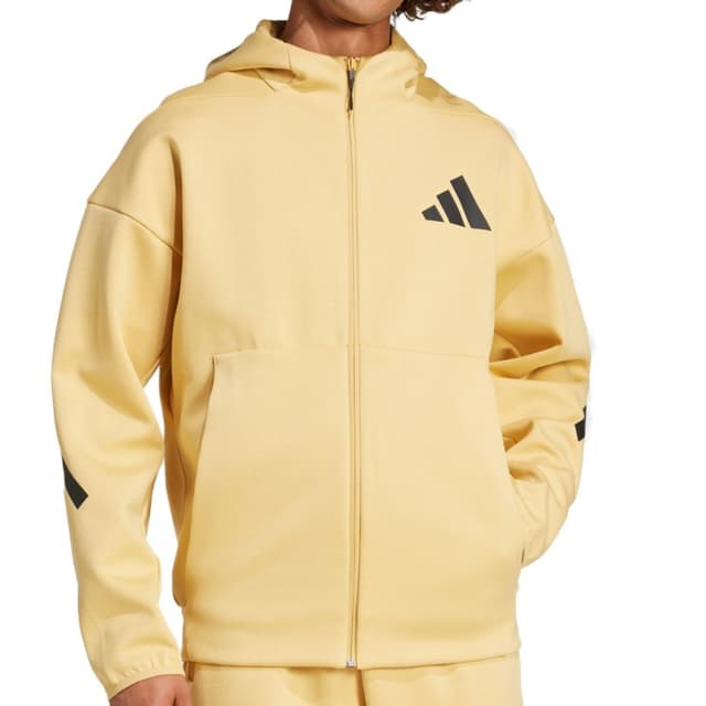 Толстовка чоловіча Adidas M Z.N.E. FZ бежева JE3068