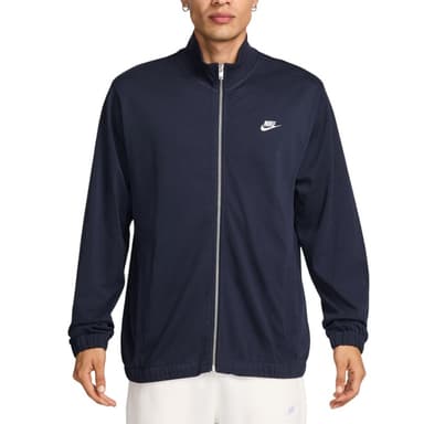 Толстовка мужская Nike M NK CLUB KNIT JKT синяя FQ3426-451