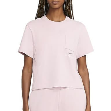Футболка женская Nike W Nsw Swsh Ss Top розовая CZ8911-645