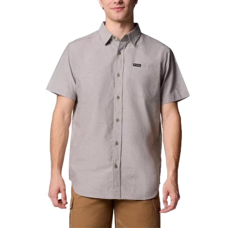 Сорочка чоловiча Columbia Rapid Rivers™ Novelty Short Sleeve хакі 1990801-398