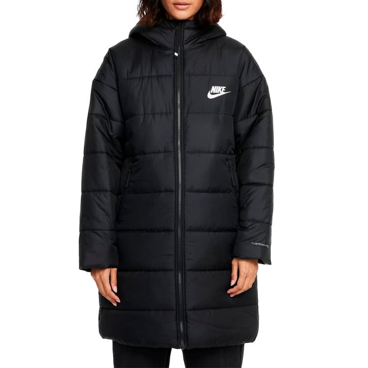 Куртка жіноча Nike W Nsw Tf Rpl Hd Parka чорна DJ6999-010 