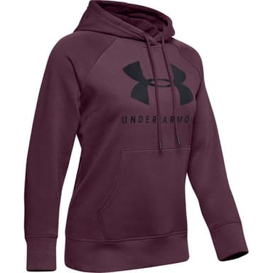 Толстовка жіноча Under Armour RIVAL FLEECE SPORTSTYLE GRAPHIC фіолетова 1348550-569