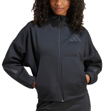 Толстовка жіноча Adidas W Z.N.E. FZ чорна JE7848